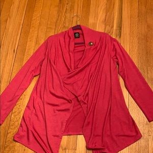 Babeau XL Pink 1 Button Wrap/Sweater